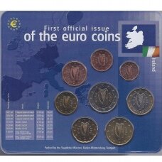 IRELAND 2002 euro coins set