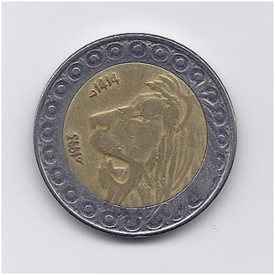 ALŽYRAS 20 DINARS 1993 KM # 125 VF 1