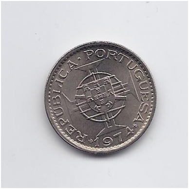 ANGOLA 2.5 ESCUDOS 1974 KM # 77 UNC 1