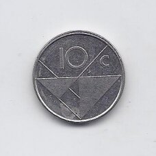 ARUBA 10 CENTS 1997 KM # 2 VF