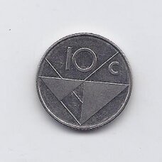 ARUBA 10 CENTS 1999 KM # 2 VF