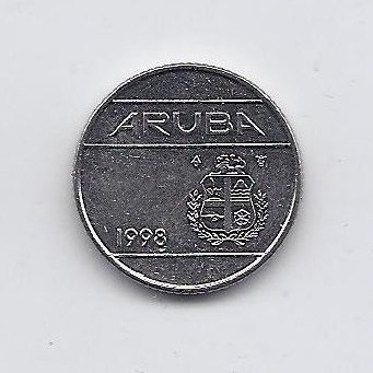 ARUBA 10 CENTS 1998 KM # 2 VF 1