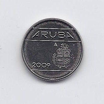 ARUBA 10 CENTS 2009 KM # 2 VF 1