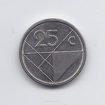 ARUBA 25 CENTS 2016 KM # 3 XF