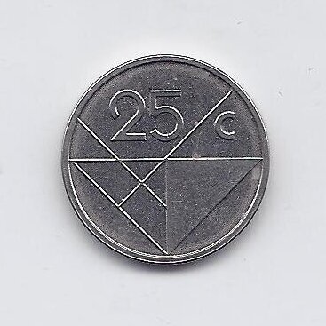 ARUBA 25 CENTS 2012 KM # 3 XF