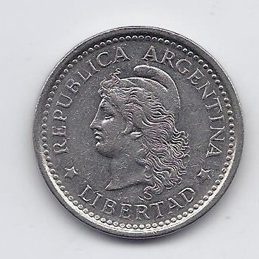 ARGENTINA 1 PESO 1959 KM # 57 VF 1