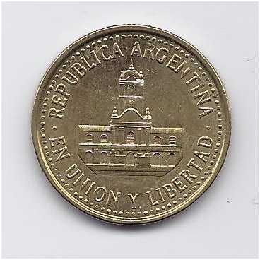 ARGENTINA 25 CENTAVOS 2010 KM # 110.2 VF 1