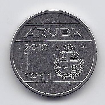 ARUBA 1 FLORIN 2012 KM # 5 VF