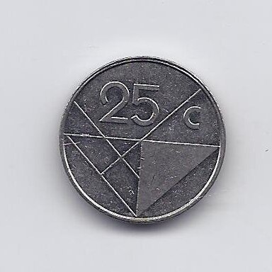 ARUBA 25 CENTS 1998 KM # 3 VF