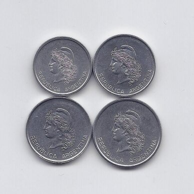 ARGENTINA 1983 4 COINS SET 1