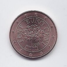 AUSTRIJA 5 EURO CENTS 2018 KM # 3984 UNC