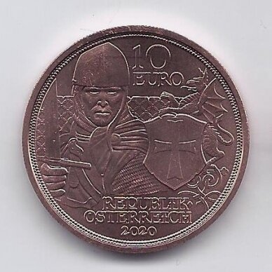 AUSTRIA 10 EURO 2020 KM # new UNC Bravery 1