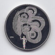 BELARUS 1 ROUBLE 2016 KM # 569 PROOFLIKE Olympic movement