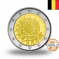 BELGIUM 2 EURO 2015 FLAG