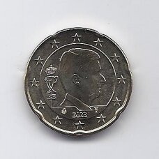 BELGIJA 20 EURO CENTS 2023 KM # 335 UNC