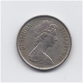 BERMUDA 10 CENTS 1971 KM # 17 VF 1