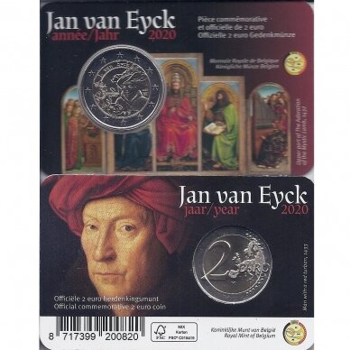 BELGIJA 2 EURAI 2020 JAN VAN EYCK ( KORTELĖJE )