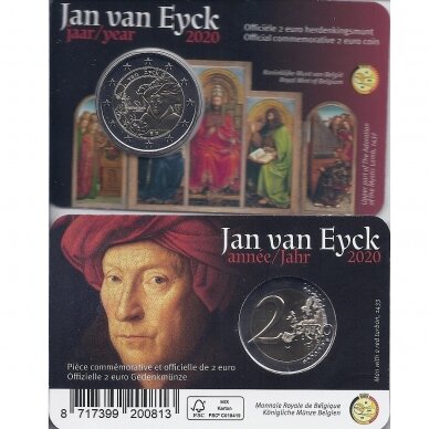 BELGIJA 2 EURAI 2020 JAN VAN EYCK ( KORTELĖJE ) 1