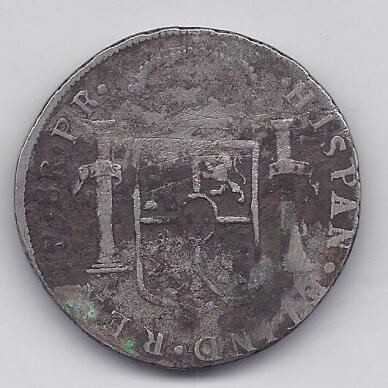 BOLIVIJA 8 REALES 1783 KM # 55 F