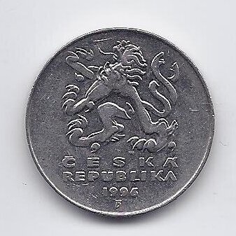 CZECH REP. 5 KORUN 1996 KM # 8 VF 1