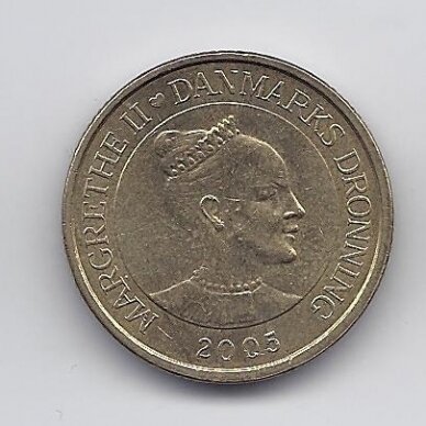 DANIJA 20 KRONER 2005 KM # 891 VF 1