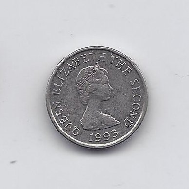 DŽERSIS 5 PENCE 1993 KM # 56.2 VF 1