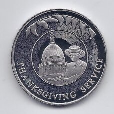 FALKLAND ISLANDS 50 PENCE 2002 KM # 92 AU THANKSGIVING SERVICE