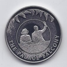 FOLKLANDO SALOS 50 PENCE 2002 KM # 95 AU RŪMŲ BALKONAS