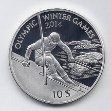 FIJI 10 DOLLARS 2012 KM # new PROOF Winter Olympics