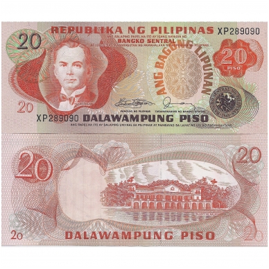 FILIPINAI 20 PISO 1978 P # 162c AU