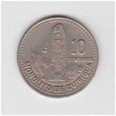 GUATEMALA 10 CENTAVOS 1991 KM # 277.5 XF