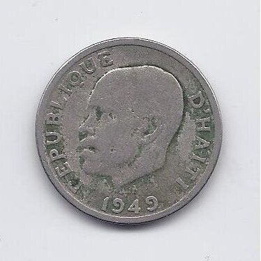 HAITIS 10 CENTIMES 1949 KM # 58 F 1