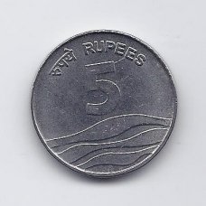 INDIA 5 RUPEES 2008 KM # 330 VF
