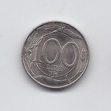 ITALIJA 100 LIRE 1996 KM # 159 VF