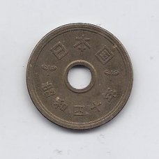 JAPAN 5 YEN 1965 Y # 72a VF