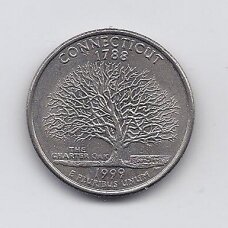 USA 25 CENTS 1999 P KM # 297 VF Connecticut