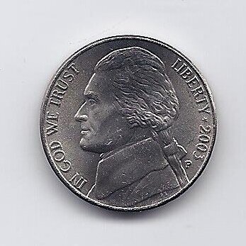 USA 5 CENTS 2003 D KM # 192 UNC 1