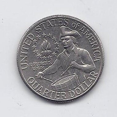 USA 25 CENTS 1976 KM # 204 VF