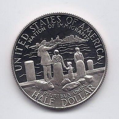 JAV 1/2 DOLLAR 1986 S KM # 212 PROOF Laisvės statula