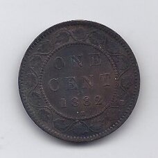 CANADA 1 CENT 1882 H KM # 7 F/VF