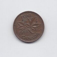 CANADA 1 CENT 1952 KM # 41 VF