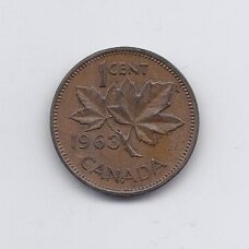 CANADA 1 CENT 1963 KM # 49 VF