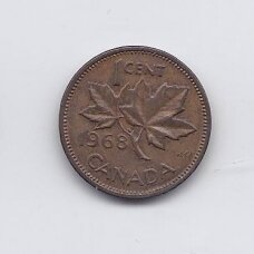 CANADA 1 CENT 1968 KM # 59 VF