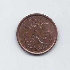 CANADA 1 CENT 2003 KM # 490a VF