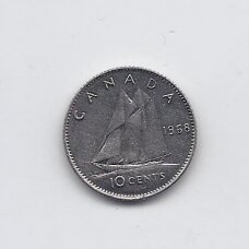 CANADA 10 CENTS 1968 KM # 72a/KM # 73 VF