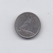 CANADA 10 CENTS 1975 KM # 77 VF