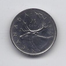 CANADA 25 CENTS 1977 KM # 62b VF