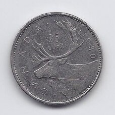 CANADA 25 CENTS 1980 KM # 74 VF