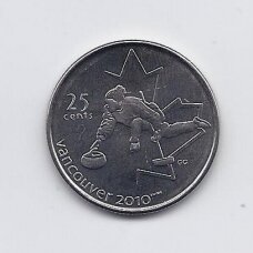 CANADA 25 CENTS 2007 KM # 682 UNC Curling