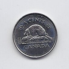 CANADA 5 CENTS 2002 P KM # 446 UNC